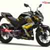 Decal Stiker Z 250 BLACK YELLOW DARK KNIGHT